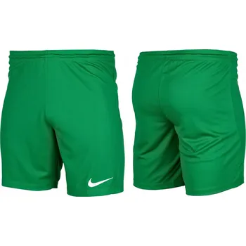 Pánské kraťasy zelené dětské šortky Nike Park III Knit Jr BV6865-302, 122 cm i476_42025170