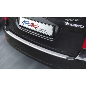 Tuning Práh pátých dveří s výstupky, ABS-stříbrný, Škoda Superb II. Combi 01/10 –› (2 444 15)