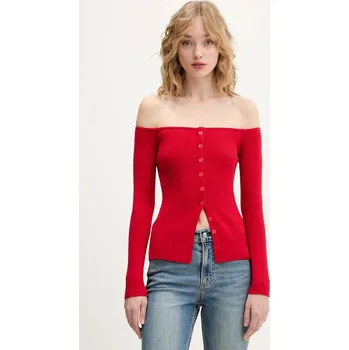 Halenka Abercrombie & Fitch KI150.5429.500 červená 33X, vel. XS