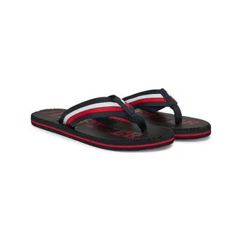 Pánská móda Žabky Tommy Hilfiger Massage Beach Sandal FM0FM05443 Tmavomodrá 41
