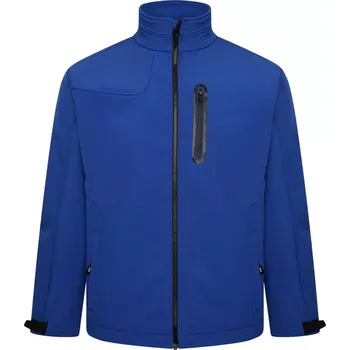 Pánská softshellová bunda Velká pánská softshellová bunda se stojáčkem Kam KV132 modrá (7XL)