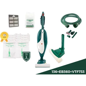 Vysavač Vysavač Vorwerk VK136 + klepač EB360 + sada