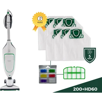 Vysavač Vysavač Vorwerk VK200 + hlavice HD60 + příslušenství