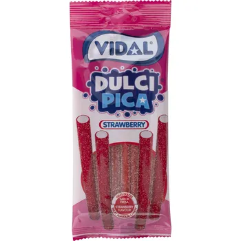 Bonbon Vidal kyselá jahoda 90g sáčky