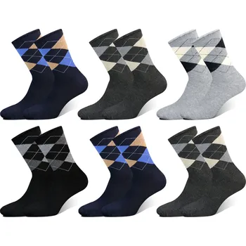 Pánské termoprádlo PESAIL Pánské zdravotní termoponožky JM6203 4 páry Barva: Mix, Velikost: 43-47
