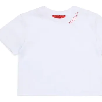 Chlapecké tričko Dětské bavlněné tričko MAX&Co. MAXT34F T-SHIRT MX0334.MX057 bílá 00X, vel. 172