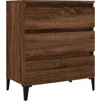 Komoda Komoda se 3 zásuvkami Hnědý dub 60x35x70 cm