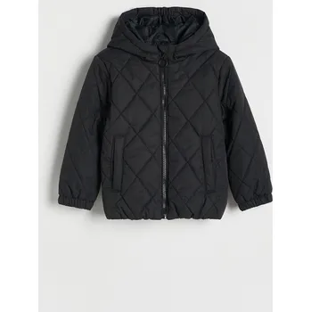 Dívčí bunda Reserved - Prošívaná bunda s kapucí - černý - 942AV-99X - 942AV-99X-92