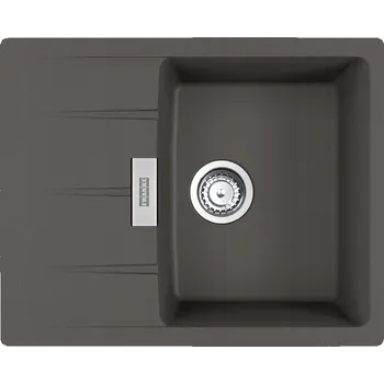 Granitový dřez Jednokomorový granitový dřez Franke Centro, šedý