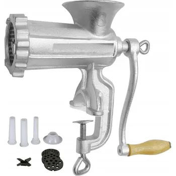 Kuchyňský mlýnek Ruční mlýnek na maso litinový stříbrný/šedý č. 10