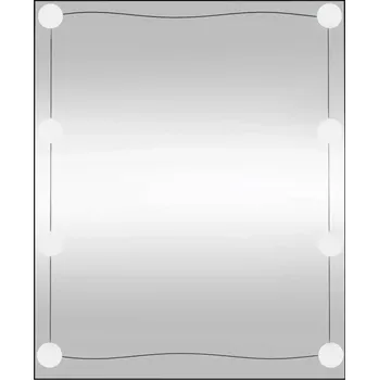 Zrcadlo Zrcadlo nástěnné LED 50x60 cm - různé režimy barev