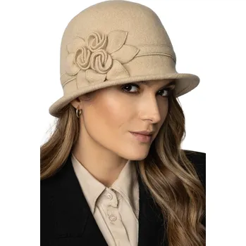 Pokrývka hlavy Klobouk Vivisence 7077 - výprodej Barva: Béžová, Velikost: UNI