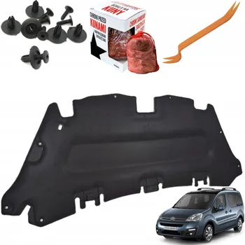 Posilovač řízení Odhlučnění kapoty IZOLACE CITROEN BERLINGO II 08-18 + STAHÁK PLAŠIČ ZVĚŘE