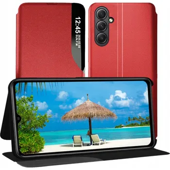 Pouzdro na mobilní telefon Pouzdro s klopou MBM pro Samsung Galaxy A15 5G, červené