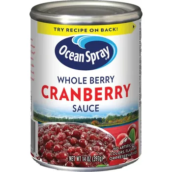 Ocean Spray brusinkové pyré s celými brusinkami 397 g