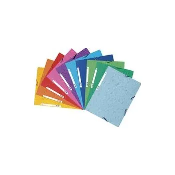 Exacompta spisové desky s gumičkou a štítkem, A4 maxi, prešpán, mix 10 barev