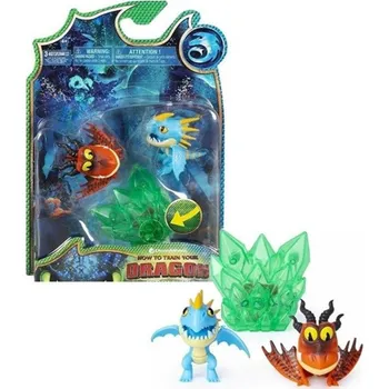 Figurka Spin Master SPIN MASTER Drak figurka Jak vycvičit draka 3 set 2ks s doplňkem na baterie Světlo