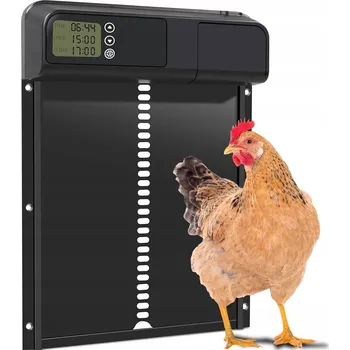 Automatická Dvířka Do Kurníku s časovačem a blokováním přiskřípnutí