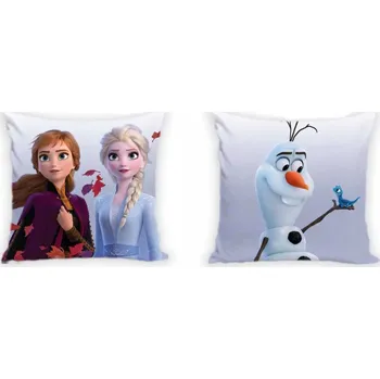 Povlak na dekorativní polštářek Ledové království, plyšový dekorativní POVLAK 40x40 VELVET Ledové království