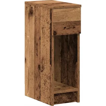 Noční stolek Noční stolek v barvě starého dřeva, rozměry 20 x 36 x 60 cm