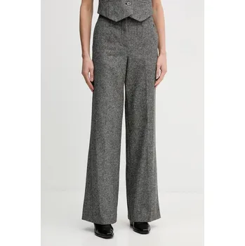 Dámské kalhoty Kalhoty s příměsí vlny Pedro del Hierro 7602535 šedá 90X, vel. 42