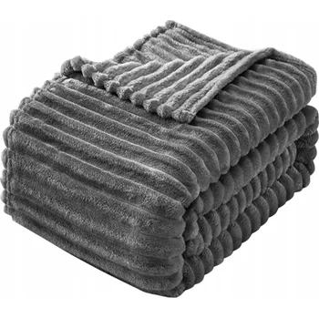 Prostěradlo Deka BNTrade polyester 160 cm x 200 cm šedá