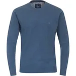 Pánský velký hladký svetr přes hlavu Redmond 500-121 modrý (5XL)