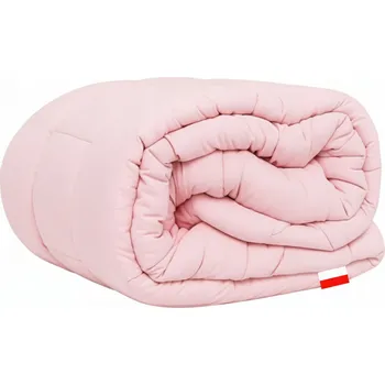 přikrývka Přikrývka z Ovčí Vlny 200x220cm Teplá Silná Měkká Ovčí Vlna Růžová