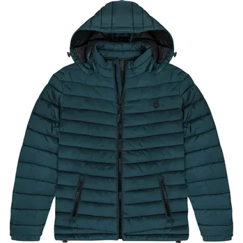 Velká pánská prošívaná bunda s kapucí Double Urban Outfitters MJK-2045 námořní (7XL)