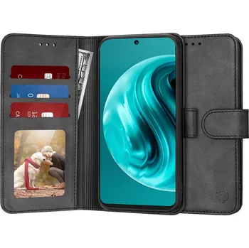 Pouzdro na mobilní telefon Techsuit Knížkové pouzdro Huawei nova 12i 13i Černé