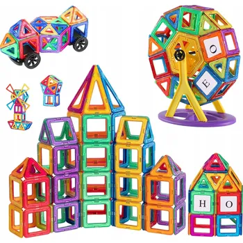 ostatní stavebnice STAVEBNICE KOSTKY VELKÉ DÍLKY, STAVĚJ, TVOŘ A OBJEVUJ SVĚT 180 DÍLKŮ