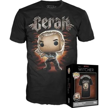 Funko Tričko Boxed Tee: The Witcher - Geralt (velikost XL)