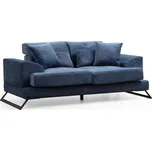 Dvoumístná pohovka Frido 185 cm modrá