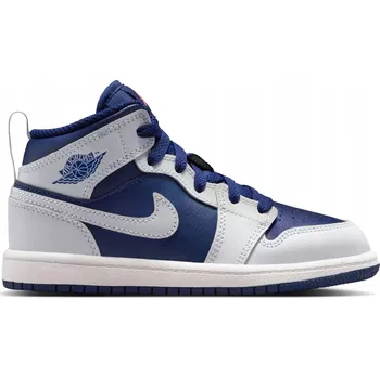 Chlapecká obuv Jordan 1 Mid DQ8424 403 modré dětské boty velikost 33.5