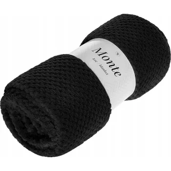 deka Deka Spod Igły i Nitki z mikrovlákna 150 cm x 200 cm černá