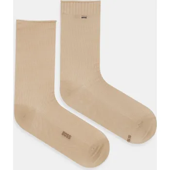 Pánské ponožky Ponožky BOSS 2P RS Light Rib VI W 2-pack 50553493 béžová 80X, vel. 39-42