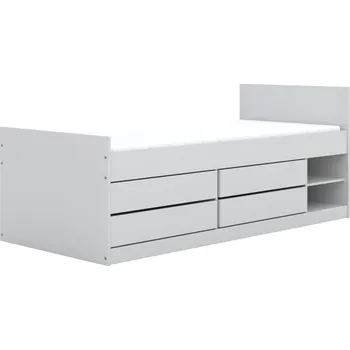 Postel Kocot Kids Dětská postel Leon L/P 200 x 90 cm - zásuvky, bílá Výběr matrace: Bez matrace