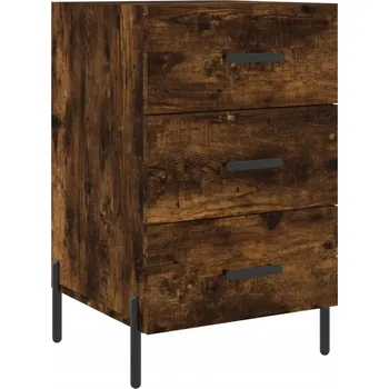 Noční stolek Noční stolek v barvě kouřového dubu 40 x 40 x 66 cm