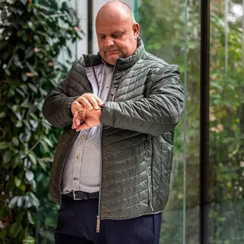 Pánské oblečení Redpoint Walker khaki velká pánská celoroční lehká bunda (6XL)