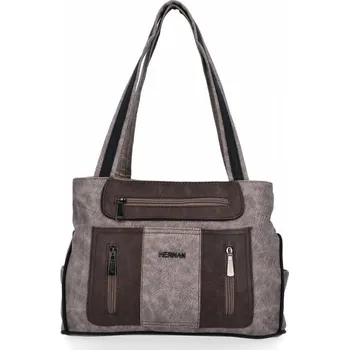 Kabelka Dámská kabelka shopper bag Hernan zemitá 3892-1