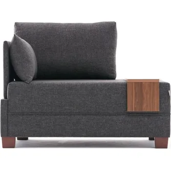 Křeslo Křeslo Fly levé antracitové