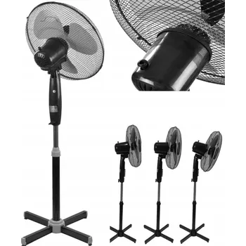 Vzduchotechnika Podlahový ventilátor Esperanza Hurricane černý