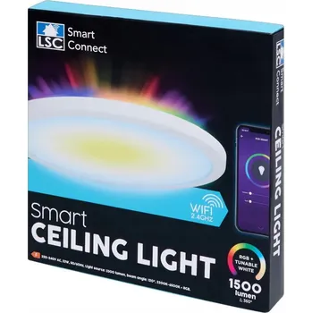 Stropní Svítidlo kulatý LSC 30 x 30 cm bílý