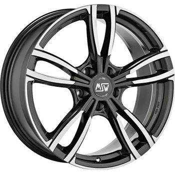 Disk MSW (OZ) Alu Kola Msw (Oz) M73 8x18 5x120 ET29 Gloss Dark Grey Full Polished 72.6