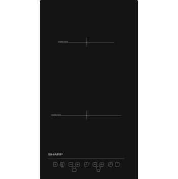 Varná deska Indukční varná deska Sharp KH-3I25NT0K-EU 29 Cm, 2 varné zóny, černá