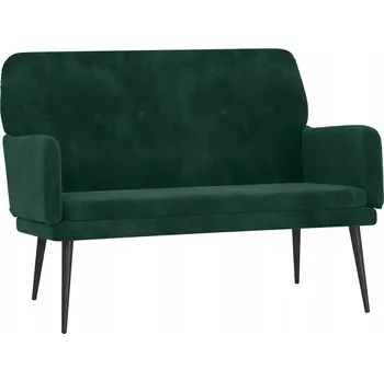 Zahradní lavice Relaxační lavice sametová 108x79x79 cm tmavě zelená