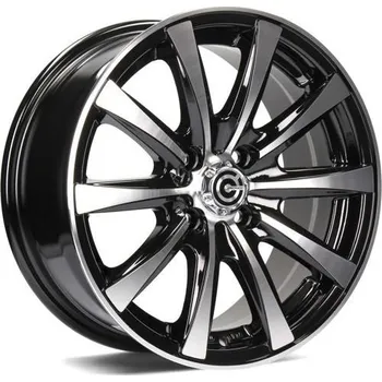 Alu kolo Carbonado Alu Kola Carbonado RAVEN 6x14 4x100 ET35 Black Front Polished 67.1