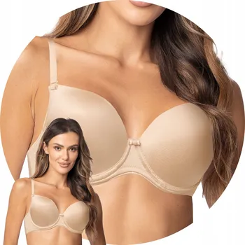 Podprsenka Vivisence 1068 béžová 70I hladká podprsenka PUSH-UP