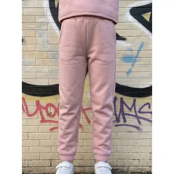 Dívčí zateplené růžové tepláky VSB IWY, VELIKOST DĚTI 110-116