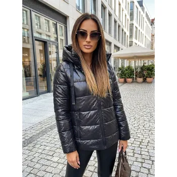 Dámská bunda Dámská zimní bunda MFY 03-1 v černé barvě, VELIKOST M